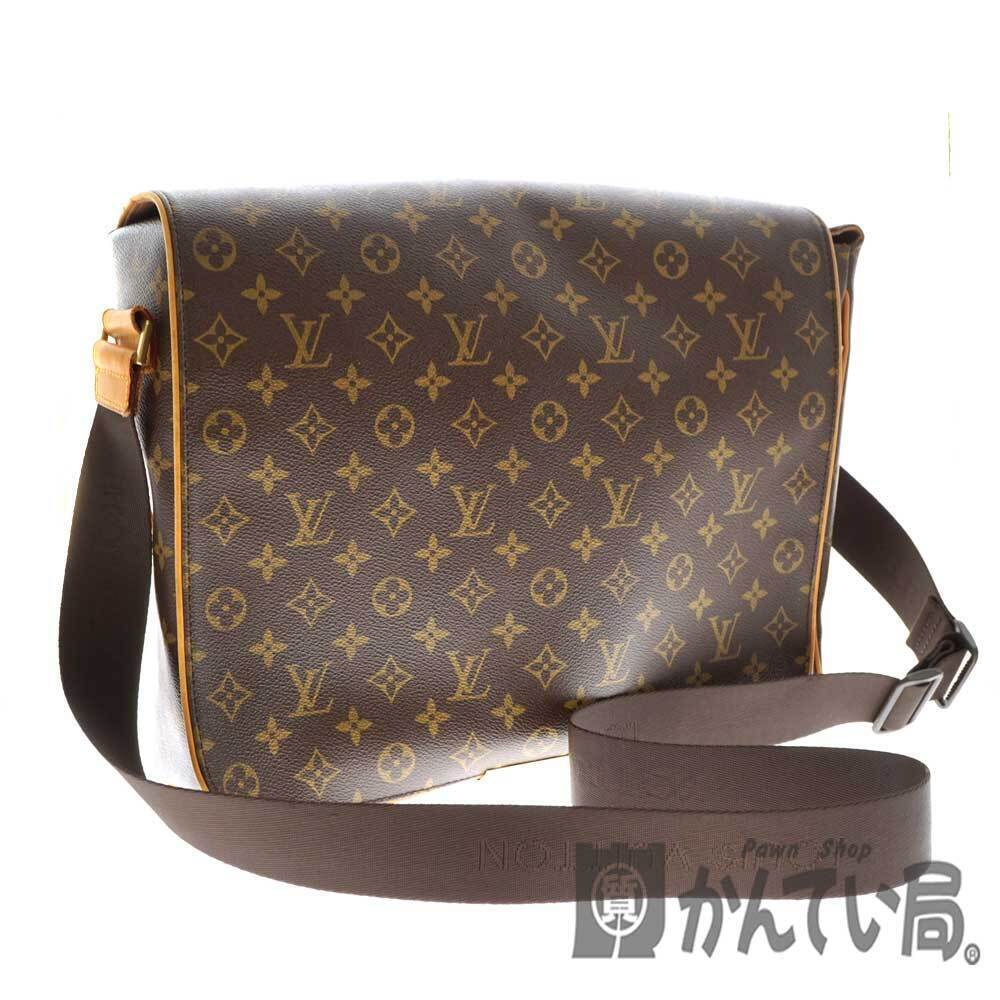 LOUIS VUITTON Abesses Shoulder Bag Monogram Canvas Brown Crossbody